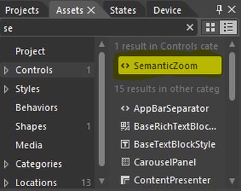 adding Semantic Zoom
